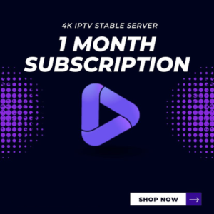 IPTV Subscription 1 Months – Premium 4K